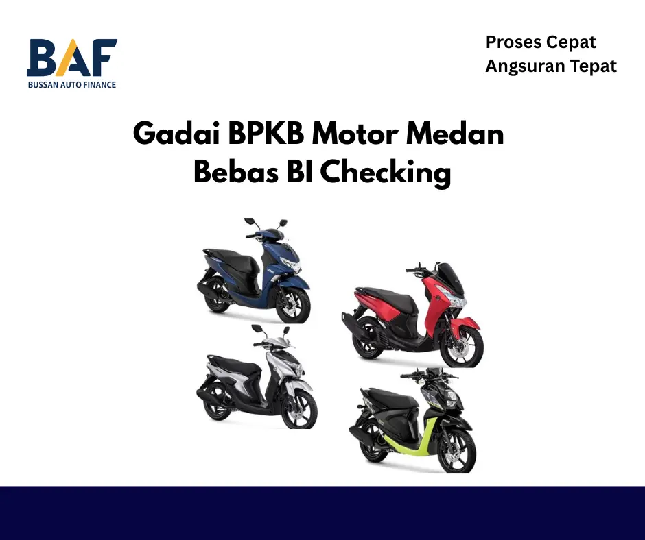 gadai bpkb motor medan tanpa bi checking