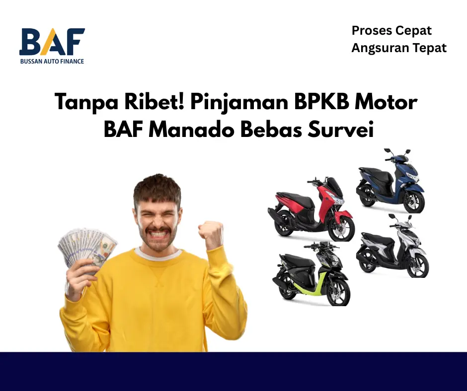 gadai bpkb motor baf manado tanpa survei